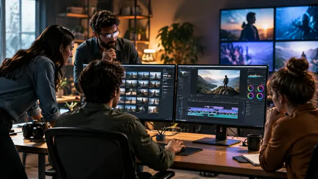 Home 6 Video editing workflow for a professional video team