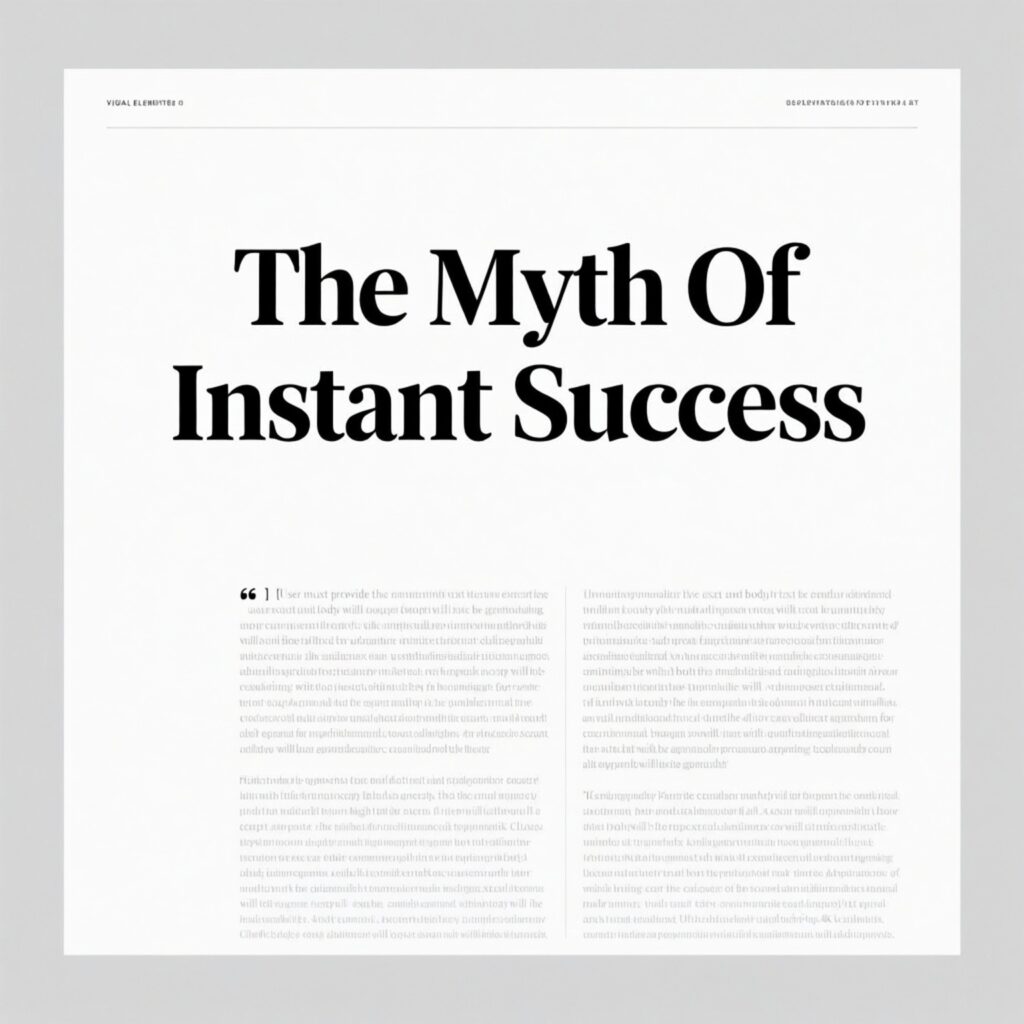 The Myth of Instant Success After School: Why Real Wealth Takes Time, Skills, and Strategy
