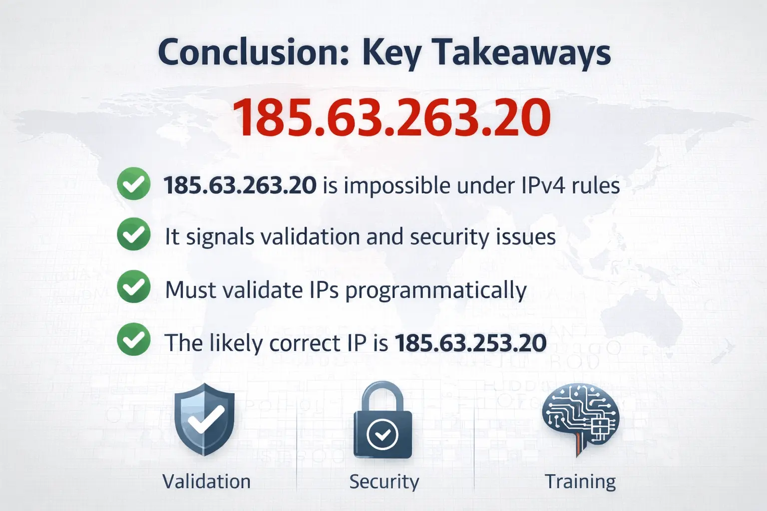 Invalid IP Address 185.63.263.20 and Network Security Risks