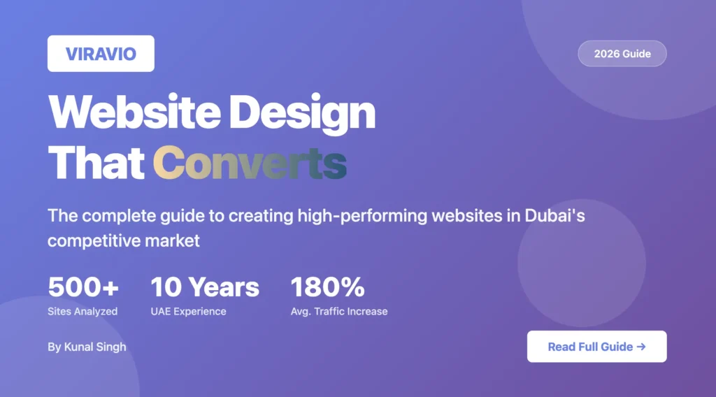 Website Design in 2026: What Actually Makes Websites Convert (Not What You Think)
